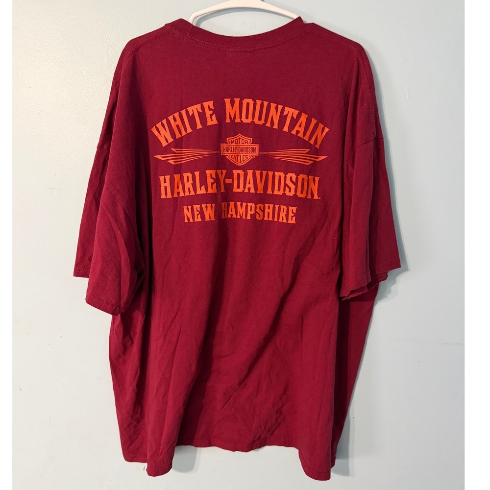 Harley-Davidson White Mountain New Hampshire Men's 3XL T-Shirt 0832